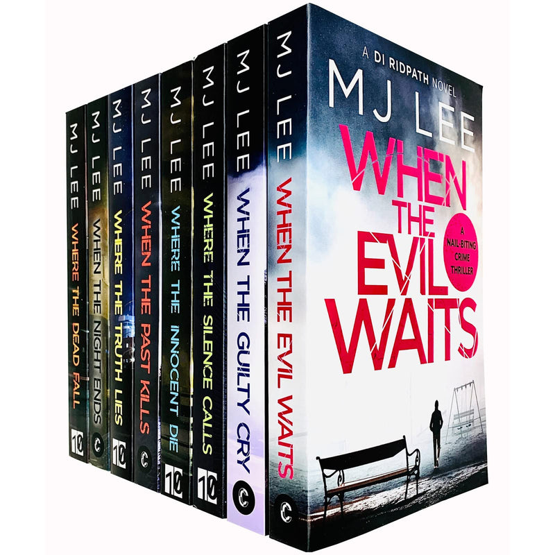 M J Lee DI Ridpath Series Collection 8 Books Set (When the Guilty Cry) - The Book Bundle