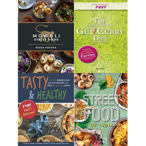 Mowgli street food, slow cooker spice-guy curry, tasty and healthy, street food india 4 books collection set - The Book Bundle