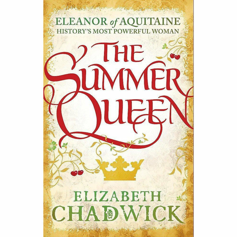 Three paperback books from Elizabeth Chadwick's Eleanor of Aquitaine Trilogy collection, featuring historical fiction covers.