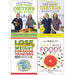 Hairy Dieters Fast Food, Hairy Dieters Make It Easy, Lose Weight for Good Diet Bible, Hidden Healing Powers 4 Books Collection Set - The Book Bundle