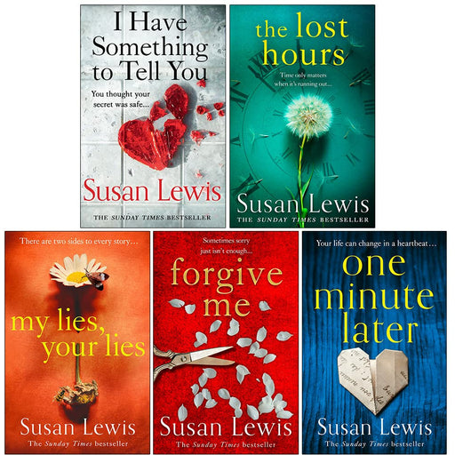 Susan Lewis Collection 5 Books Set (I Have Something to Tell you, The Lost Hours, My Lies Your Lies, Forgive Me, One Minute Later) - The Book Bundle