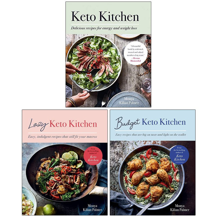 Monya Kilian Palmer Keto Kitchen Series Collection 3 Books Set - The Book Bundle