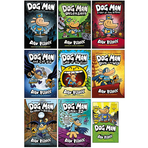 Dog Man Series 9 Books Collection Set With World Book Day - The Book Bundle