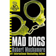 Cherub 5 Books collection set by Robert Muchamore, paperback fiction series, featuring colorful book covers and characters.