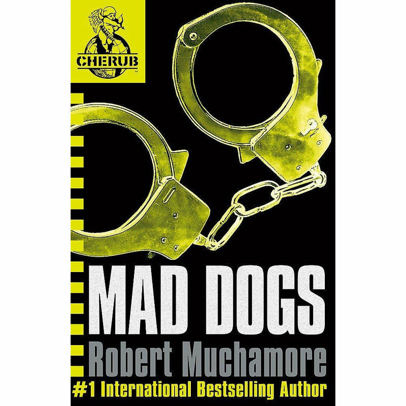 Cherub 5 Books collection set by Robert Muchamore, paperback fiction series, featuring colorful book covers and characters.