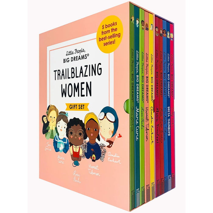 Little People, Big Dreams Groundbreaking Women & Trailblazing Women 10 Books Collection Box Gift Set - The Book Bundle