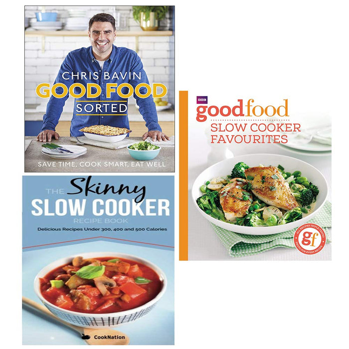Good Food, Sorted [Hardcover], Skinny Slow Cooker Recipe Book, Good Food Slow Cooker Favourites 3 Books Collection Set - The Book Bundle