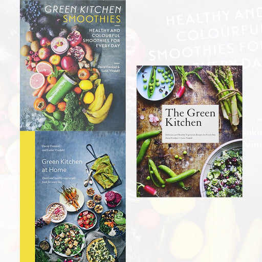 Green Kitchen Smoothies, Green Kitchen at Home and The Green Kitchen 3 Books Collection Set - The Book Bundle