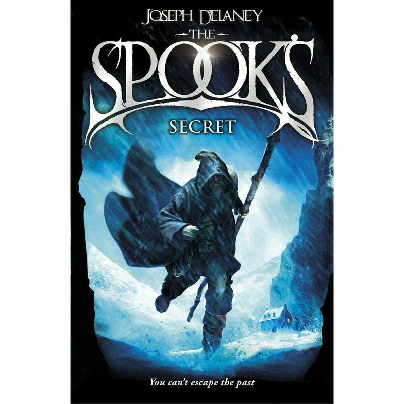 Seven paperback Wardstone Chronicles books by Joseph Delaney in a red Fox edition collection, featuring colorful fantasy cover art.