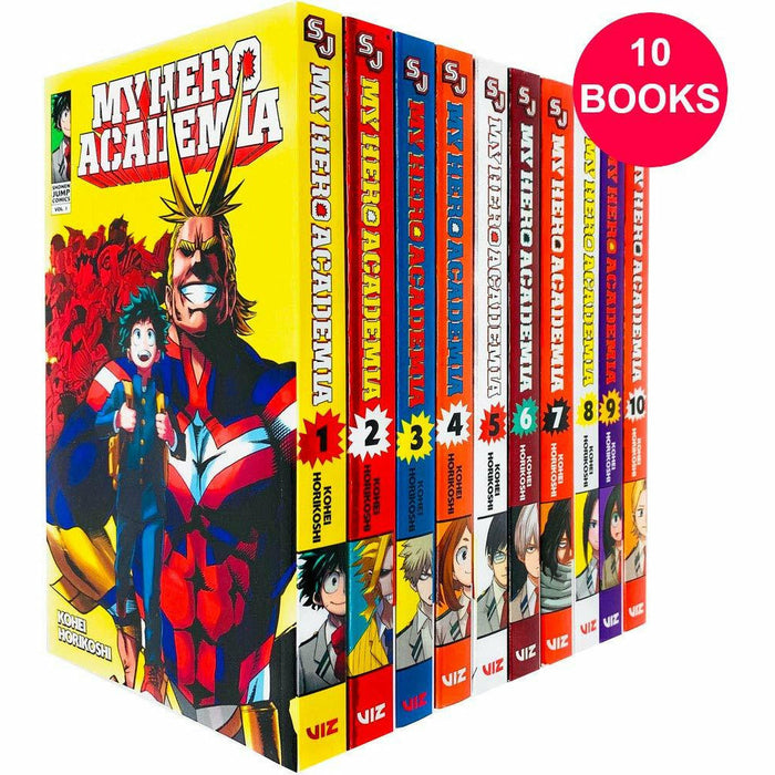 My hero academia volume 1-10 collection 10 books set - The Book Bundle