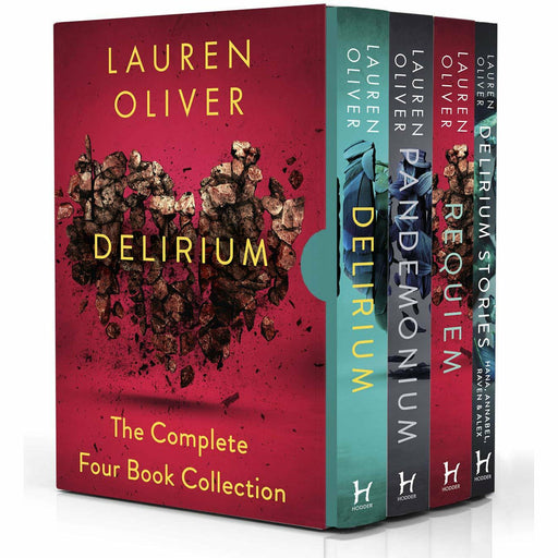 Delirium Series The Complete 4 Books Collection Box Set by Lauren Oliver (Delirium, Pandemonium, Requiem & Delirium Stories) - The Book Bundle