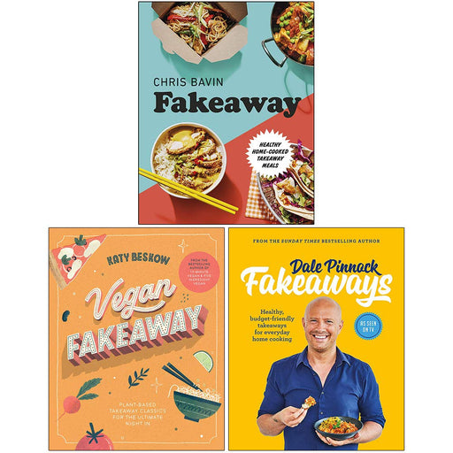 Fakeaway Cookbook Collection 3 Books Set (Fakeaway, Vegan Fakeaway, Dale Pinnock) - The Book Bundle