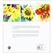 Hardcover book titled "Experimental Flowers in Watercolour" by Ann Blockley, featuring floral watercolor painting techniques.