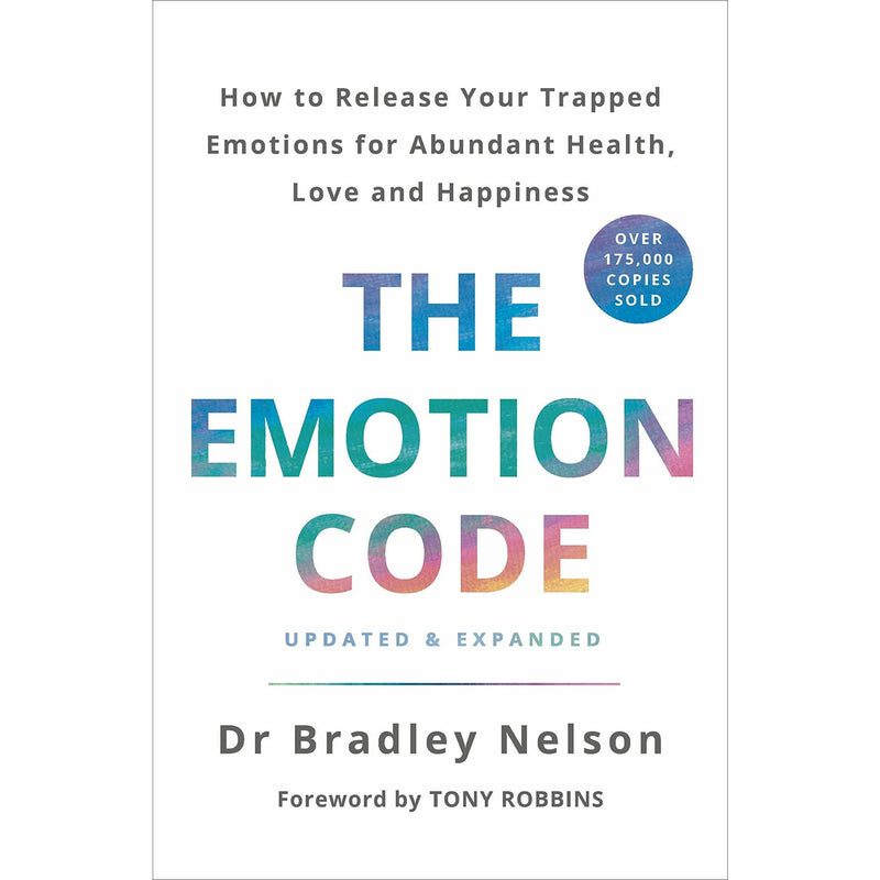 Collection of four non-fiction books including The Emotion Code, The Healing Code, Hashimoto Thyroid Cookbook by Vermilion and Yellow Kite