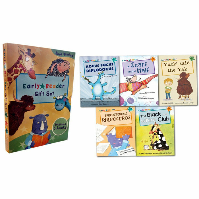 Early Readers Story Collection 5 Books Box Set Childrens Gift Pack Read at Home - The Book Bundle