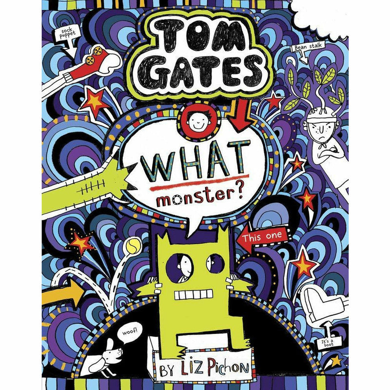 Tom Gates Series 3 collection of 5 paperback books by Liz Pichon, featuring colorful comic-style covers for ages 7-9.