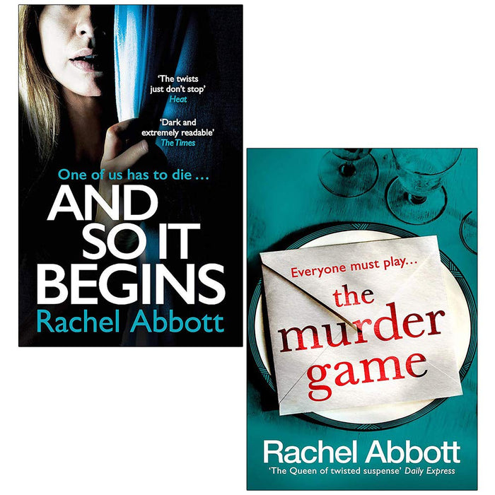 Stephanie King Series 2 Books Collection Set By Rachel Abbott (And So It Begins, [Hardcover] The Murder Game) - The Book Bundle