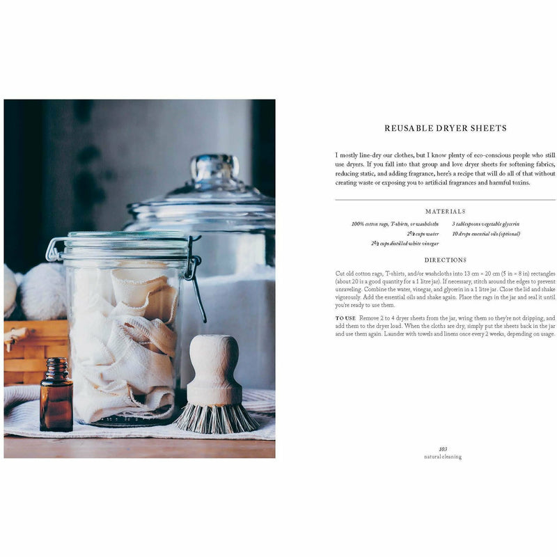 Hardcover of Simply Living Well by Julia Watkins, a guide to creating a natural, low-waste home, published by Hardie Grant Books.