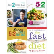 2 meal day, 5 2 diet recipe book, meals for one, fast diet michael mosley 4 books Set - The Book Bundle