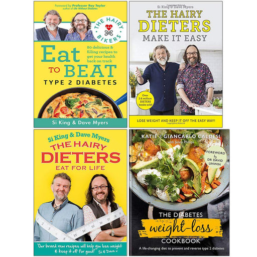 The Hairy Bikers Eat , The Hairy Dieters, The Hairy Dieters Eat, The Diabetes  4 Books Collection Set - The Book Bundle