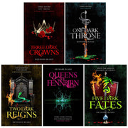 Six-book collection of Three Dark Crowns by Kendare Blake, featuring paperback editions of the dark fantasy fiction series.
