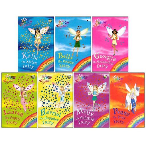 Rainbow Magic Pet Keeper Fairies Collection 7 Books Set (Katie the Kitten Fairy and others) - The Book Bundle