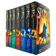 Seven paperback Wardstone Chronicles books by Joseph Delaney in a red fox-themed collection set.