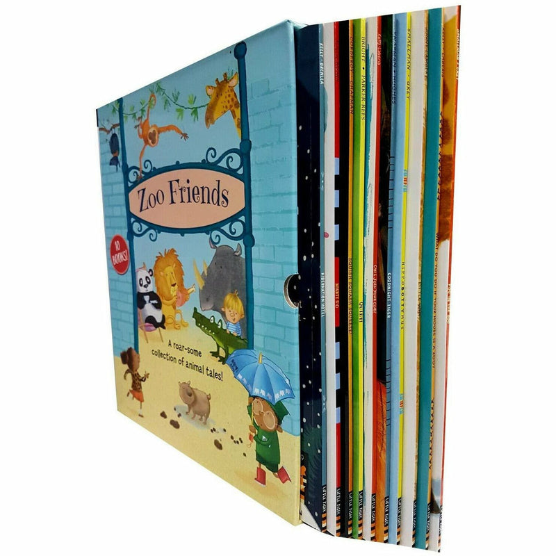 Zoo Friends Fun Adventure Animals Tales 10 Books Collection Box Set - The Book Bundle