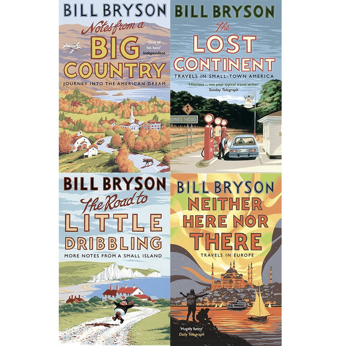 Bill bryson books set series 2:4 books collection Set NEW - The Book Bundle