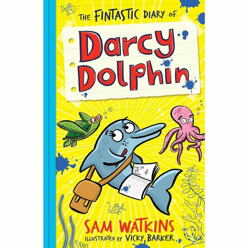 Sam Watkins Darcy Dolphin 3 books set including Best Birthday Ever, Fintastic Diary, and Little Bit Magic by Egmont