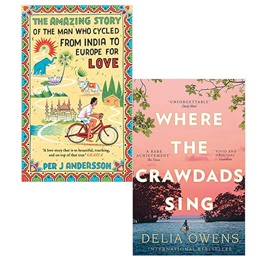 The Amazing Story of the Man Who Cycled & Where the Crawdads Sing  2 Books Set - The Book Bundle