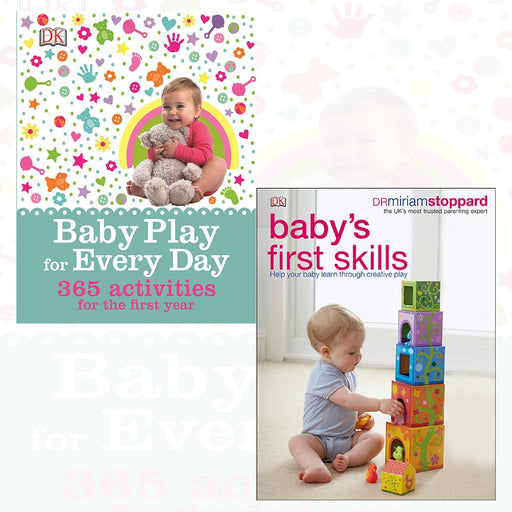 baby play for every day [hardcover] and baby's first skills 2 books collection set - The Book Bundle