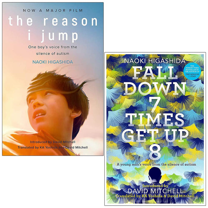 Reason i jump and fall down seven times get up eight 2 books collection set - one boy's voice from the silence of autism - The Book Bundle