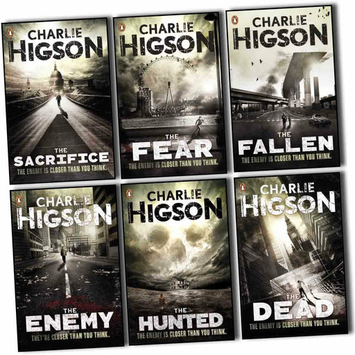 Charlie Higson The Enemy Series 6 Books Collection Pack Set (The Enemy, The Dead, The Fear, The Sacrifies, the Fallen , The Hunted) - The Book Bundle