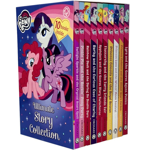 My Little Pony Series Collection 10 Books Set by  G.M. Berrow (Twilight,Pinkie,Rainbow) - The Book Bundle