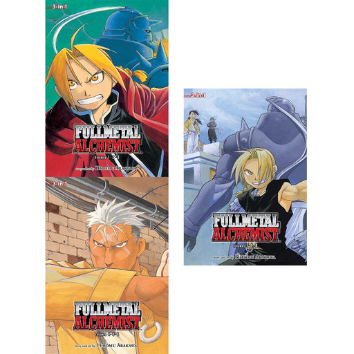 Fullmetal alchemist books series 1 volumes 1,2 and 3 : 3 books collection set 3 in 1 - The Book Bundle