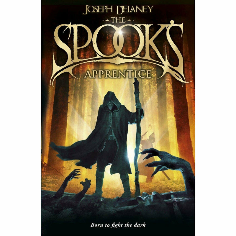 Set of seven Wardstone Chronicles paperback books by Joseph Delaney in a red fox edition, featuring fantasy fiction covers.