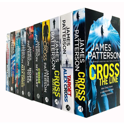 James Patterson 10 Books Collection Set Alex Cross Series Cross the Line, Cross Justice - The Book Bundle