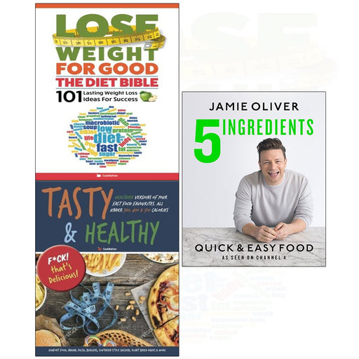 5 Ingredients quick & easy food[hardcover], diet bible, tasty & healthy 3 books collection set - The Book Bundle