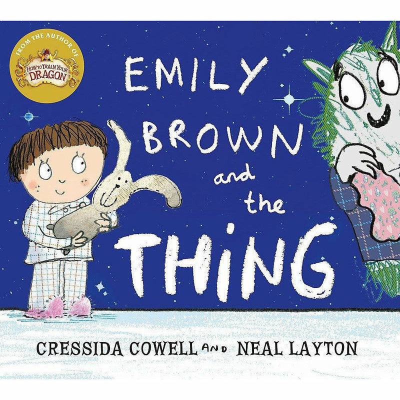 Emily Brown Series 5 Books collection set by Cressida Cowell, paperback fiction books with colorful cover art in a display image.