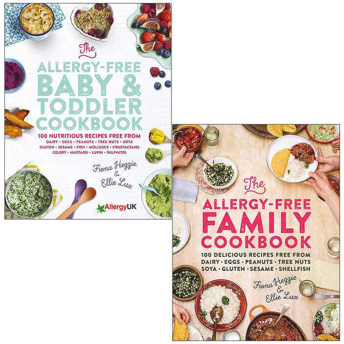 The Allergy-Free Baby & Toddler Cookbook & The Allergy-Free Family Cookbook 2 Books Collection Set - The Book Bundle
