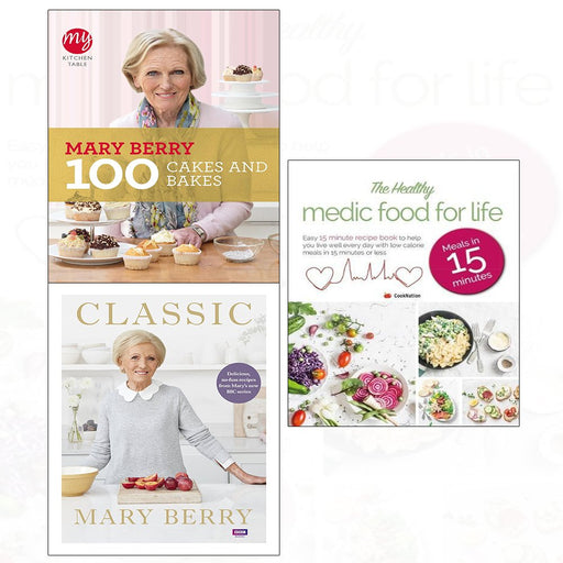 Classic [Hardcover], Healthy Medic Food For Life Meals In 15 Minutes, My Kitchen Table - The Book Bundle