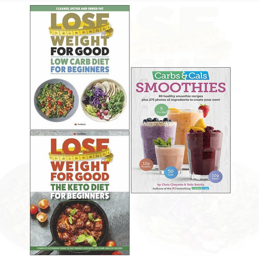 Carbs & cals smoothies, low carb diet, keto diet for beginners 3 books collection set - The Book Bundle