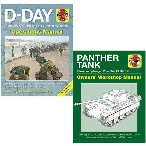 D Day Operations Manual, Panther Tank Manual Collection 2 Books Set - The Book Bundle