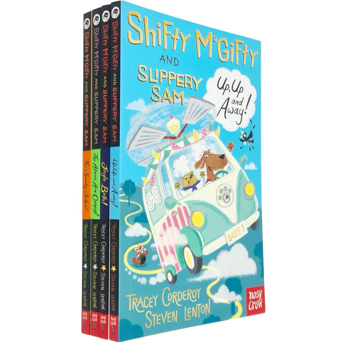 Shifty McGifty and Slippery Sam Collection 4 Books set (The Aliens Are Coming!) - The Book Bundle