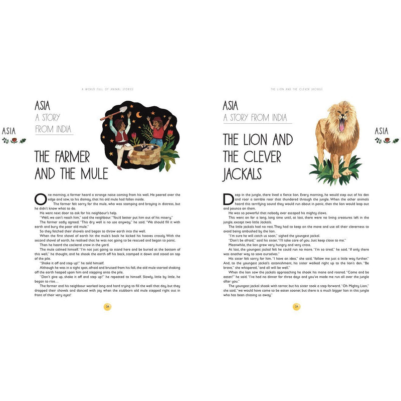 A World Full of Animal Stories: 50 favourite animal folk tales, myths and legends - The Book Bundle