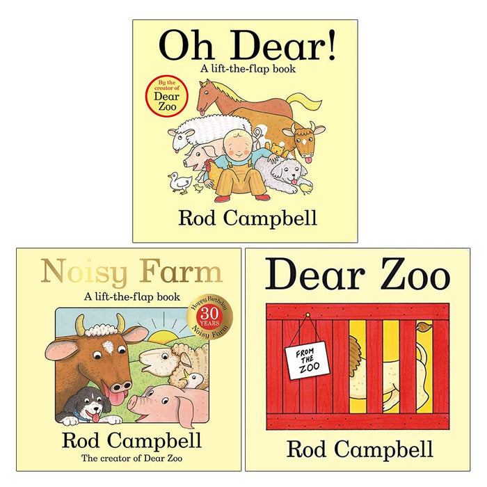 Collection　Farm,　Rod　(Oh　Dear　Dear,　Lift　Campbell　the　Set　Bundle　Flap　Books　The　Noisy　Zoo)　Book