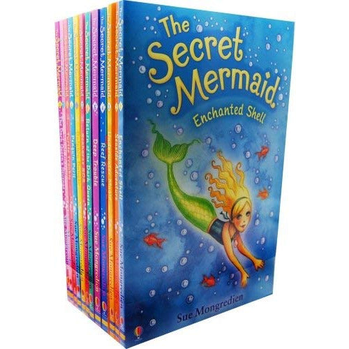 The Secret Little Mermaid 12 Books Collection Set By Sue Mongredien - The Book Bundle