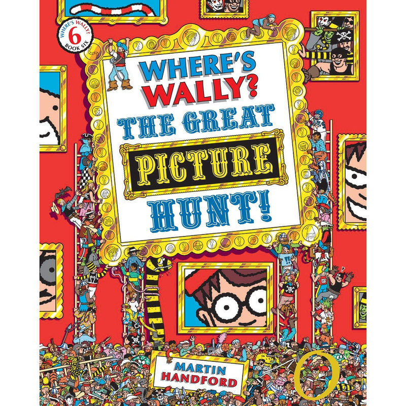 Mini edition of Where's Wally? The Great Picture Hunt by Martin Handford featuring a colorful, detailed illustration with Wally hidden among crowds.