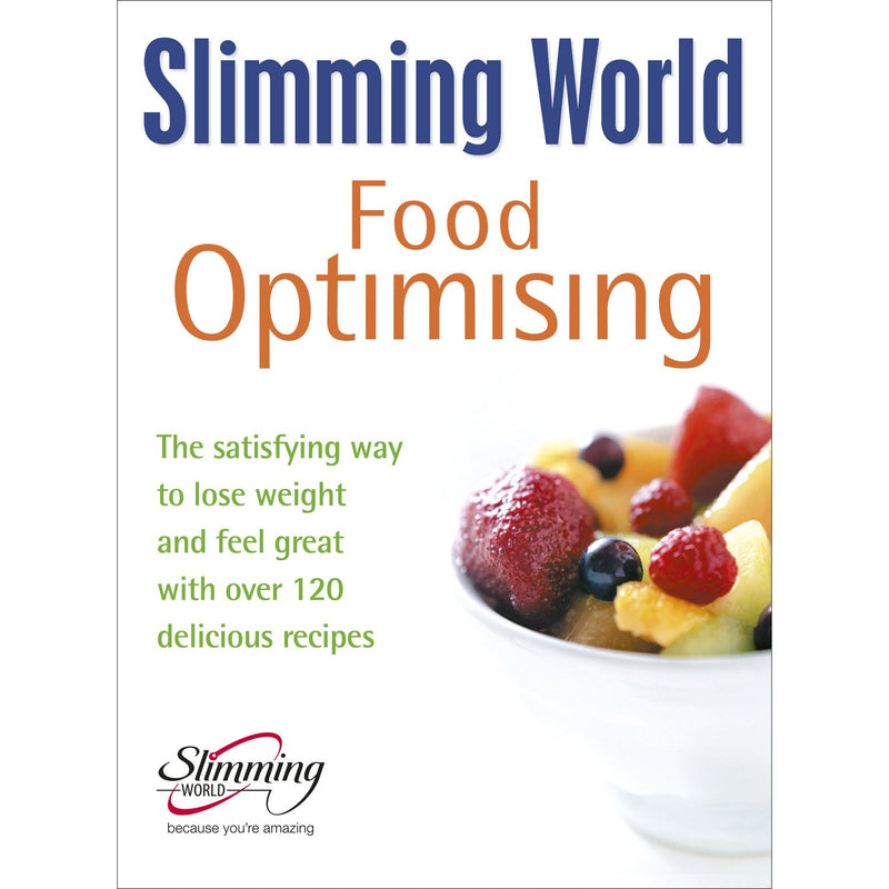 Food optimizing product by Slimming World, featuring weight control nutrition tips and healthy meal options.